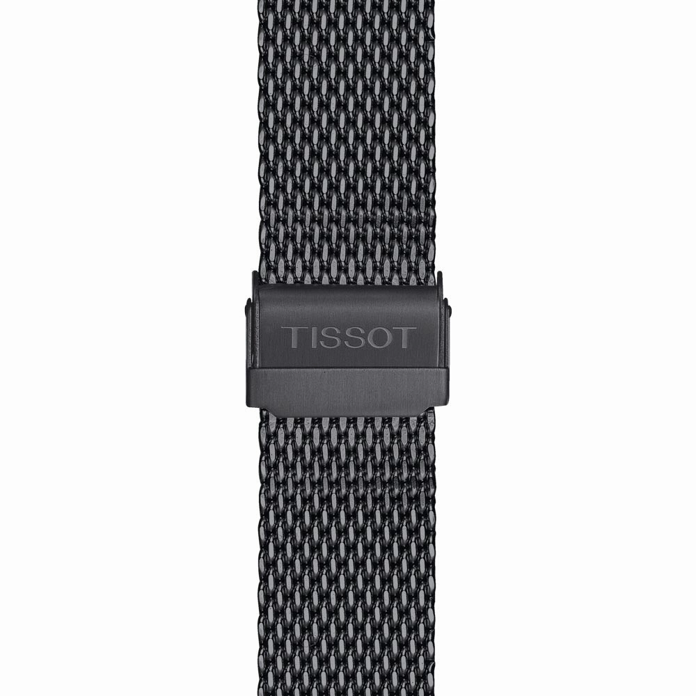 Tissot PR 100 Chronograph 41mm Anthracite Dial Gun & Rose Gold PVD Steel Gents Quartz Watch T1014172306100