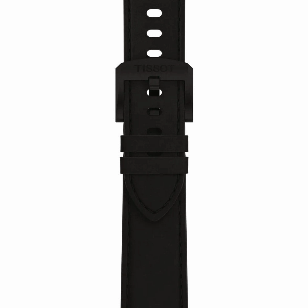 Tissot PRC 100 Solar 39mm Black Dial Black PVD Steel Quartz Watch T1514223605100