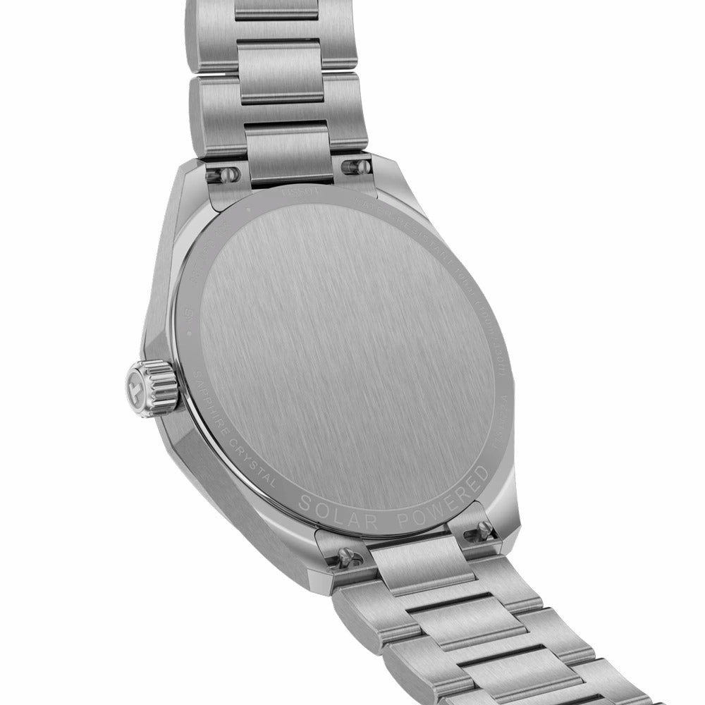 Tissot PRC 100 Solar 39mm Silver Dial Quartz Watch T1514221103100