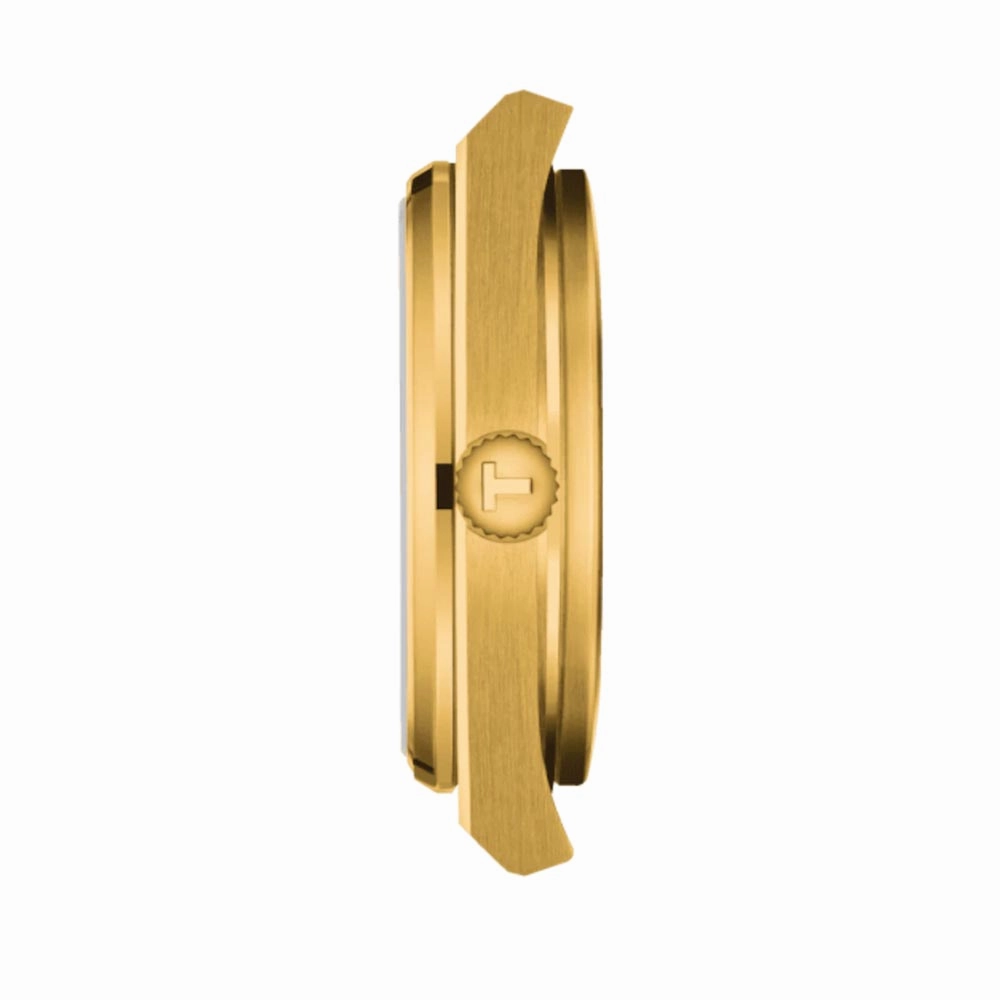 Tissot PRX 35mm Champagne Dial Gold PVD Steel Quartz Watch T1372103302100