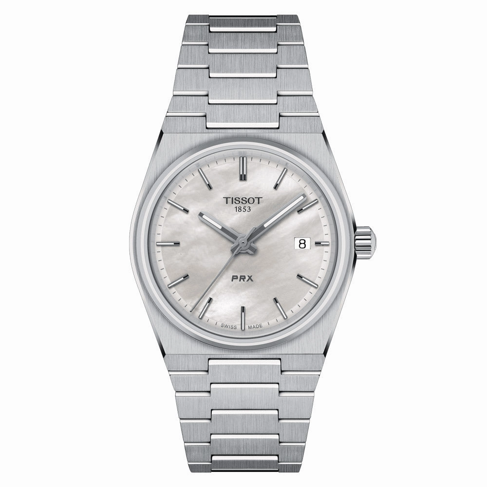 Tissot PRX 35mm MOP Dial Quartz Watch T1372101111100