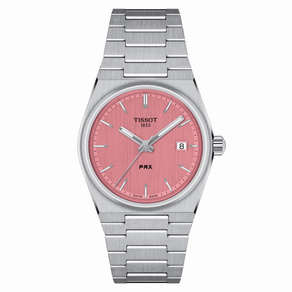 Tissot PRX 35mm Pink Dial Quartz Watch T1372101133100