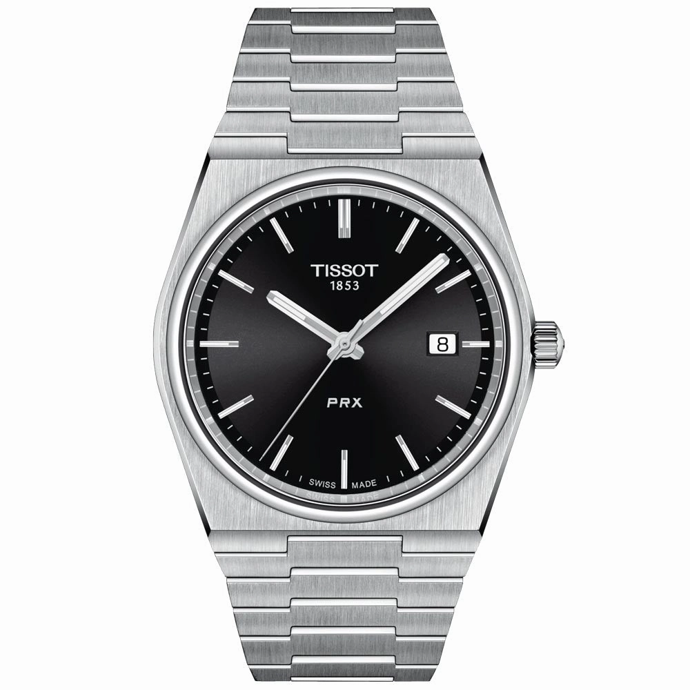 Tissot PRX 40mm Black Dial Quartz Gents Watch T1374101105100
