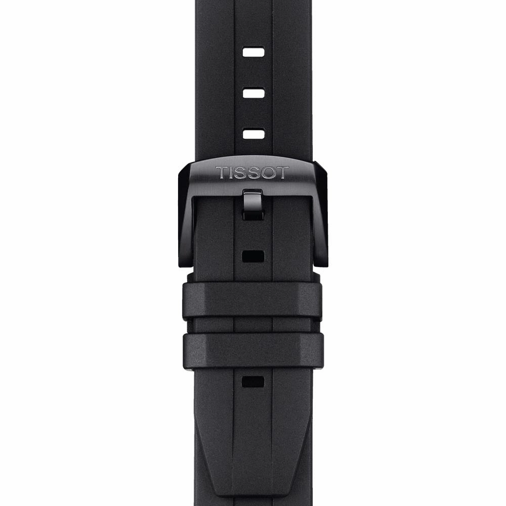Tissot Seastar 1000 Chronograph 45.5mm Black Dial Rose Gold PVD Steel Gents Quartz Watch T1204173705100