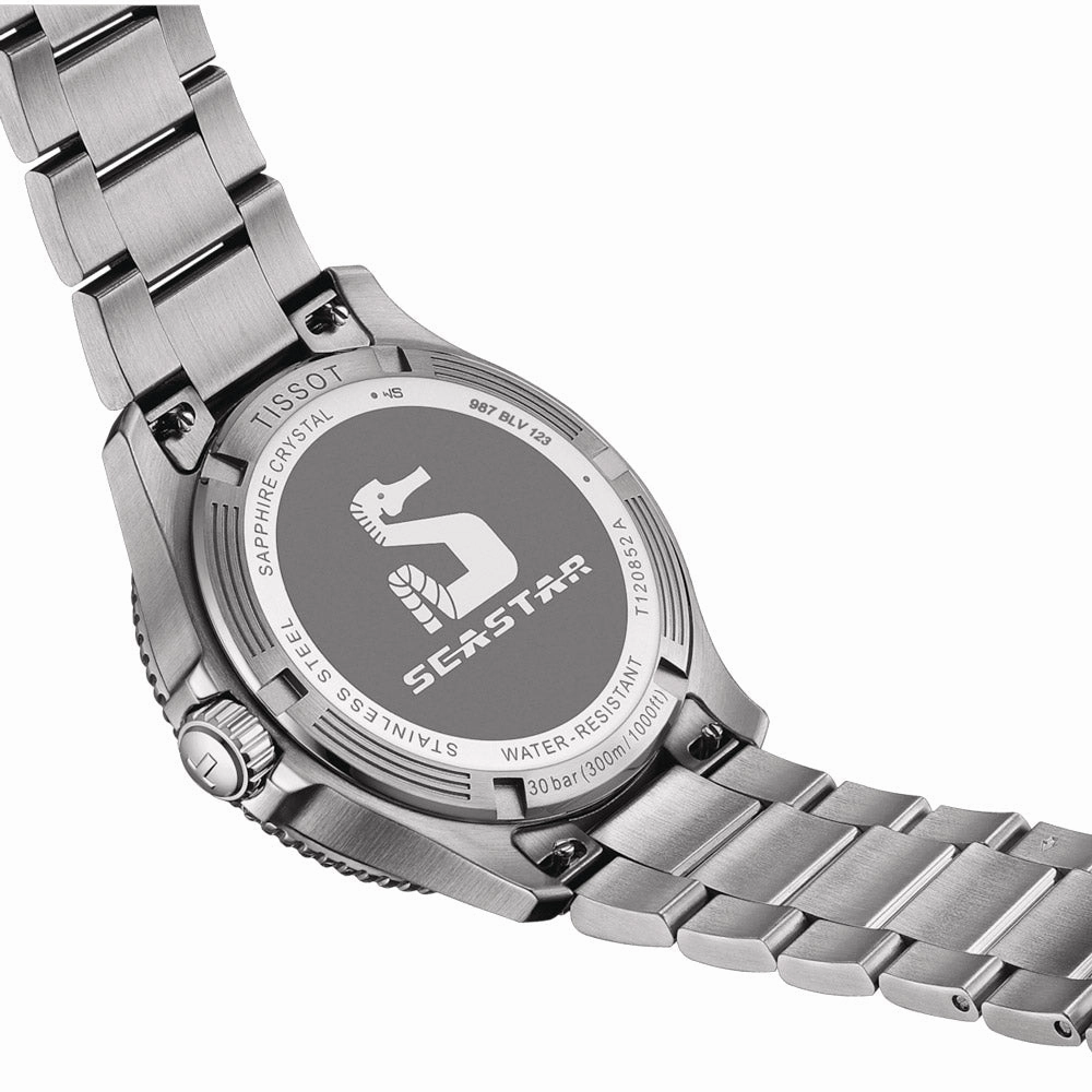 Tissot Seastar 1000 GMT Black Dial 40mm Quartz Gents Watch T1208521105100