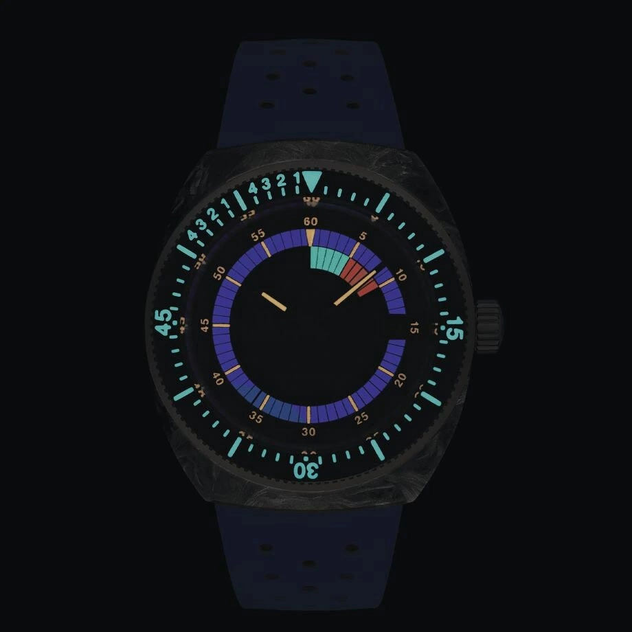 Tissot Sideral Blue 41mm Steel & Forged Carbon Automatic Watch T1454079705701