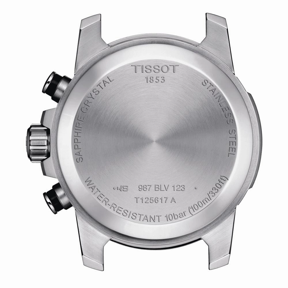Tissot Supersport Chrono 45.5mm Black Dial Gold PVD Steel Quartz Gents Watch T1256172105100