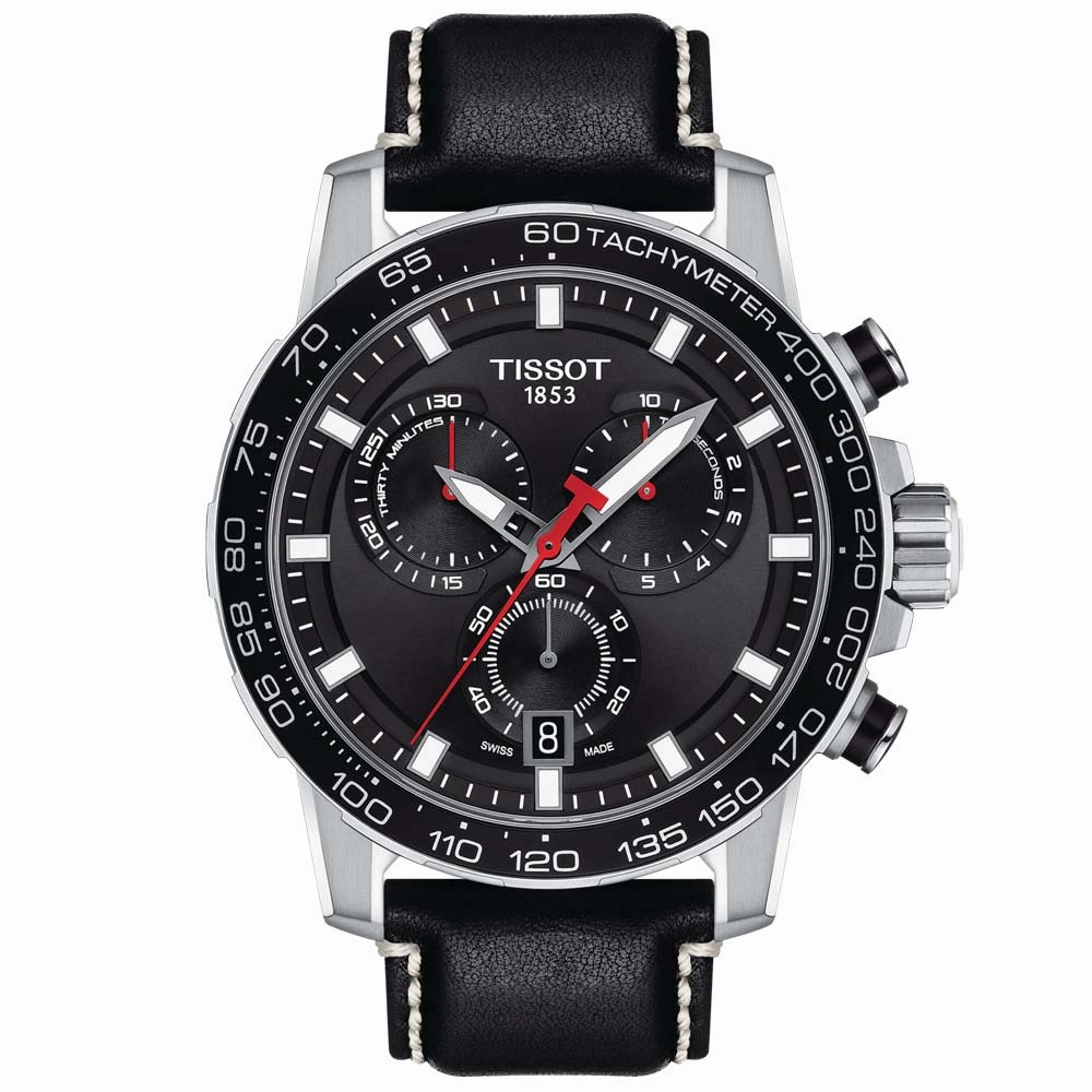 Tissot Supersport Chrono 45.5mm Black Dial Quartz Gents Watch T1256171605100