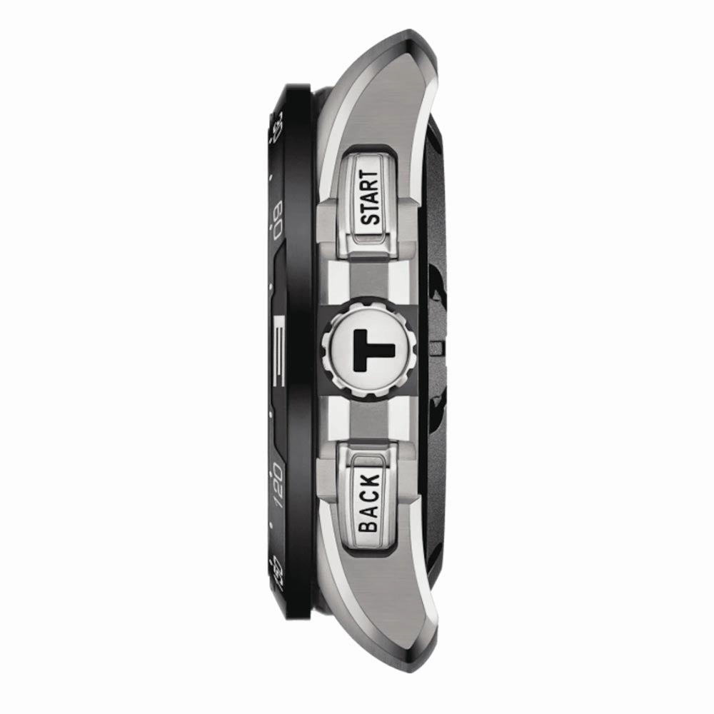 Tissot T-Touch Connect Solar 47.5mm Black Dial Multi Function Titanium Watch T1214204705100