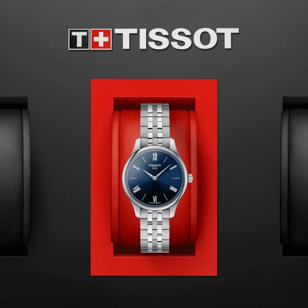 Tissot Tradition 5.5 Lady 31mm Blue Dial Quartz Watch T0632091104800