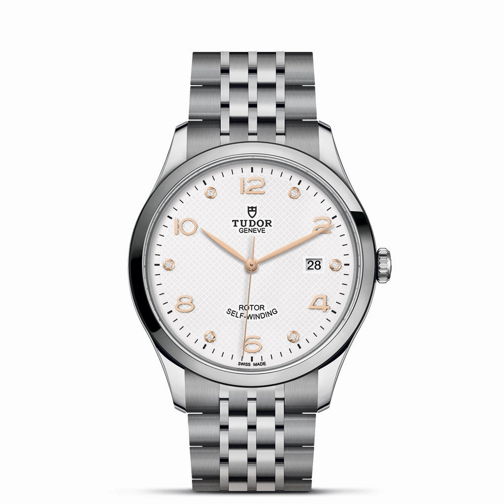 TUDOR 1926 41mm White Diamond Set Dial Gents Watch M91650-0013