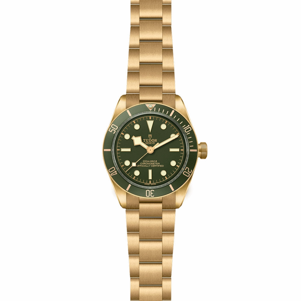TUDOR Black Bay 58 18ct Gold 39mm Green Dial Watch M79018V-0006
