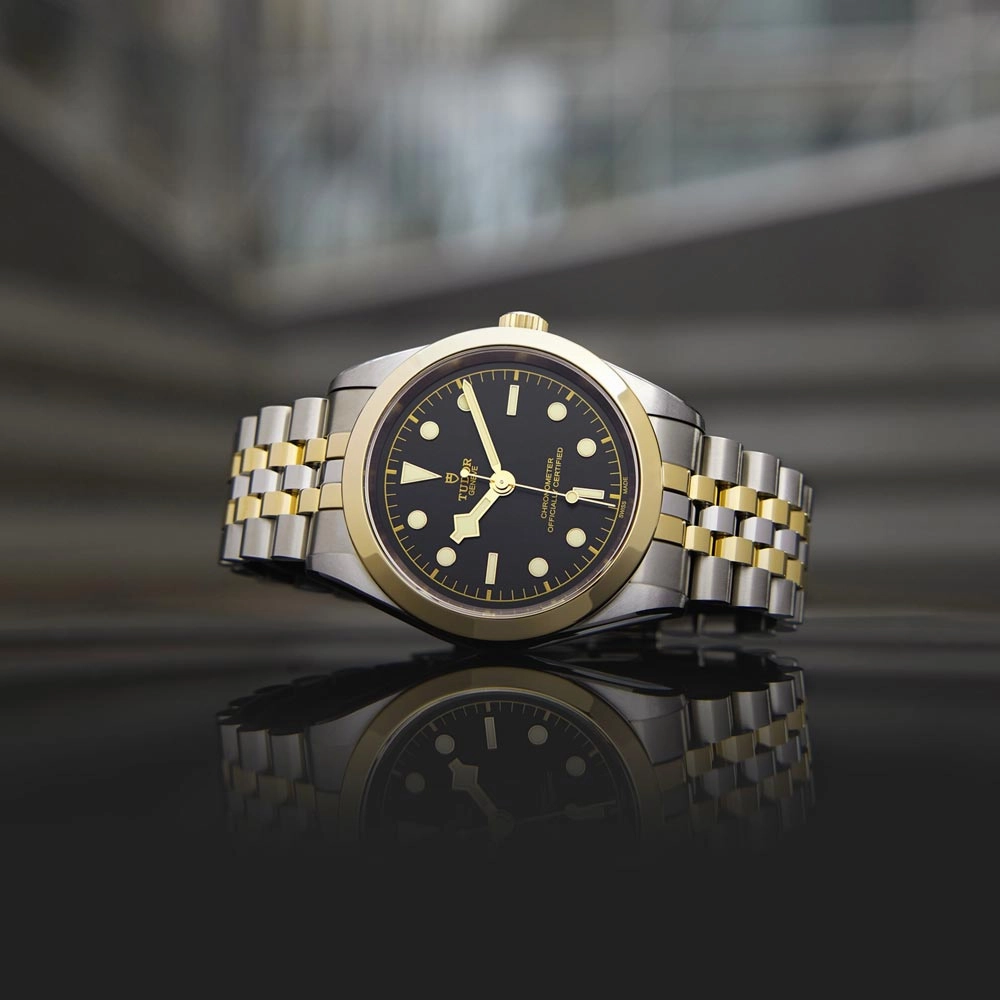 TUDOR Black Bay One 39 S&G Black Dial Steel & Gold Watch M79663-0001