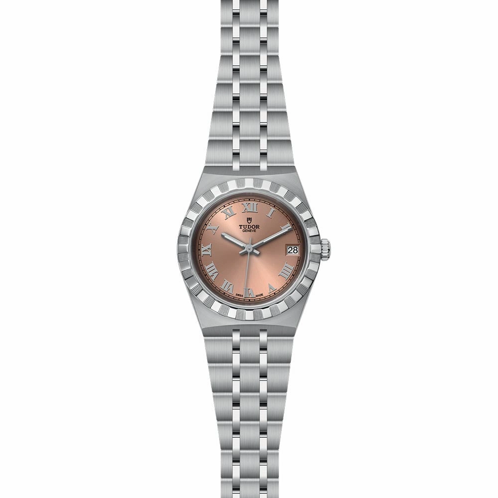 TUDOR Royal 34mm Salmon Dial Ladies Watch M28400-0009