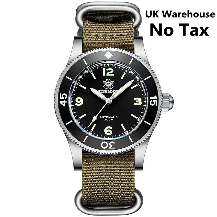 UK Warehouse - Steeldive SD1952 50-Fathoms Mechanical Watch Men 
