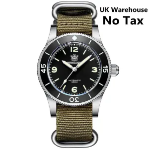 UK Warehouse - Steeldive SD1952 50-Fathoms Mechanical Watch Men 