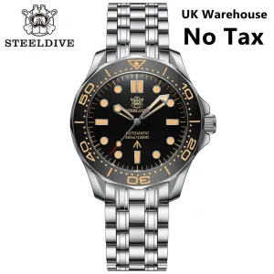 UK Warehouse - Steeldive SD1957 Vintage Sea Ghost Watch 