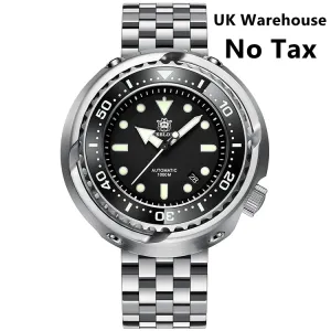 UK Warehouse - Steeldive SD1978 Emperor Tuna 1000m Diver Watch 