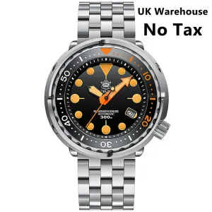 UK Warehouse - Steeldive Vintage SD1975V Tuna Dive Watch 