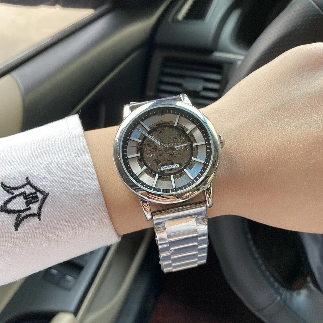 Vintage Skeleton Men's Mechanical Watch