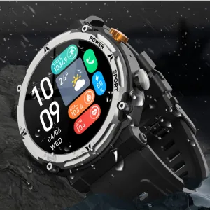 Voice Heart Rate Pressure Blood Oxygen Monitoring Exercise Watch 