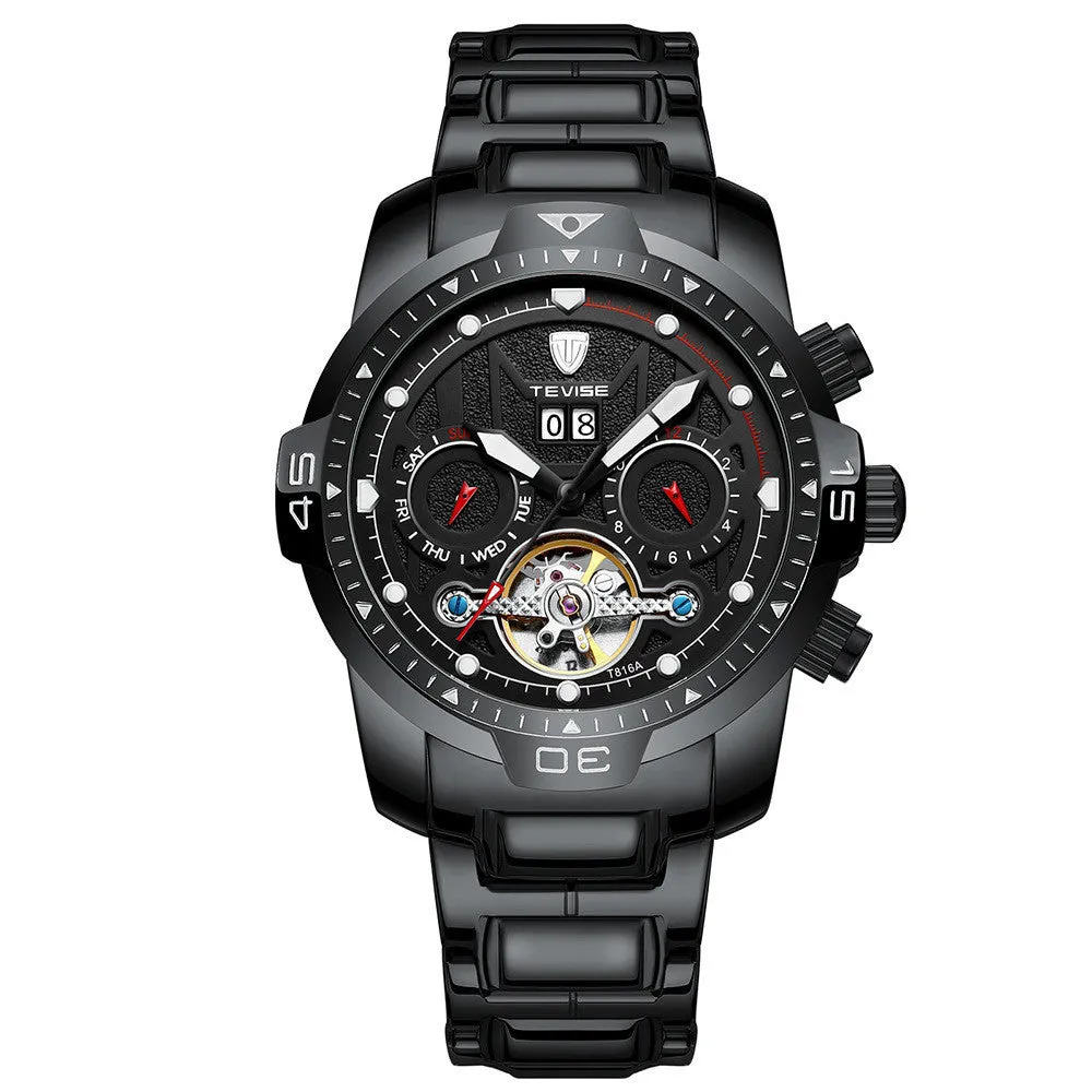 W Watch Men's Still Full Mechanical Waterproof Men's Watch 