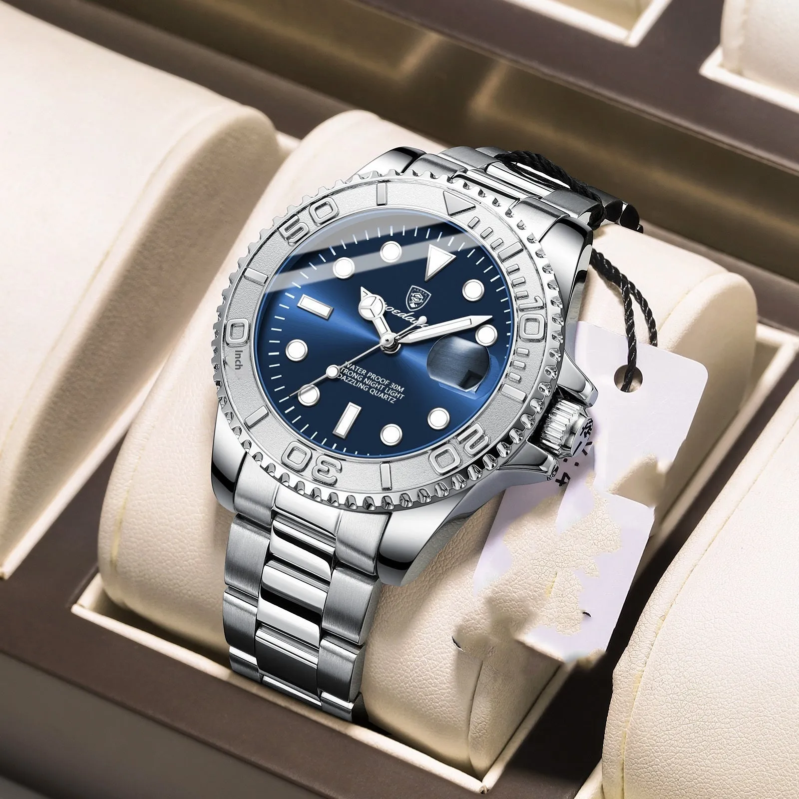Waterproof Luminous Men's Watch Fashion Quartz 