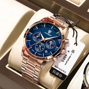 Waterproof Multifunctional Men's Quartz Watch Sports 