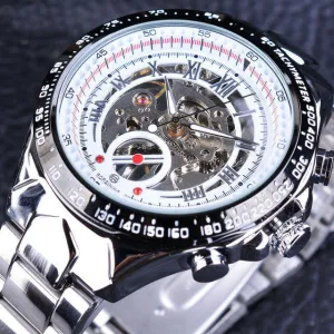 Waterproof Steel Band Mechanical Watch 