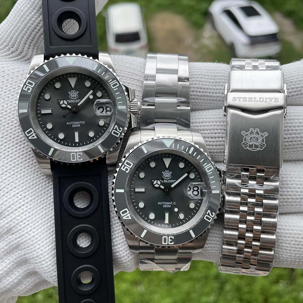 Welcome DealSteeldive SD1953 Sub Men Dive Watch V2