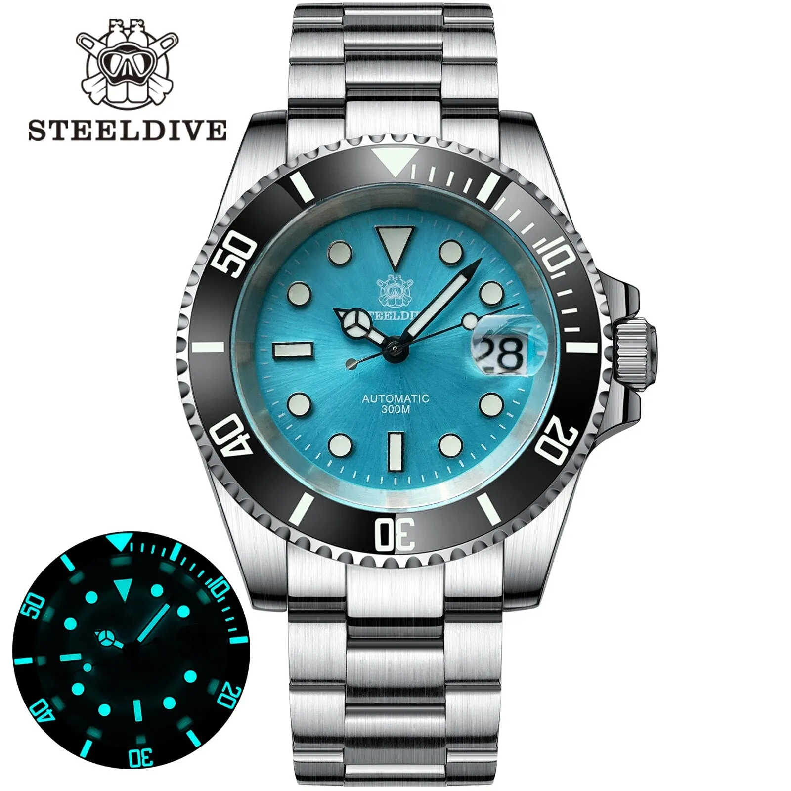 Welcome DealSteeldive SD1953 Sub Men Dive Watch V2
