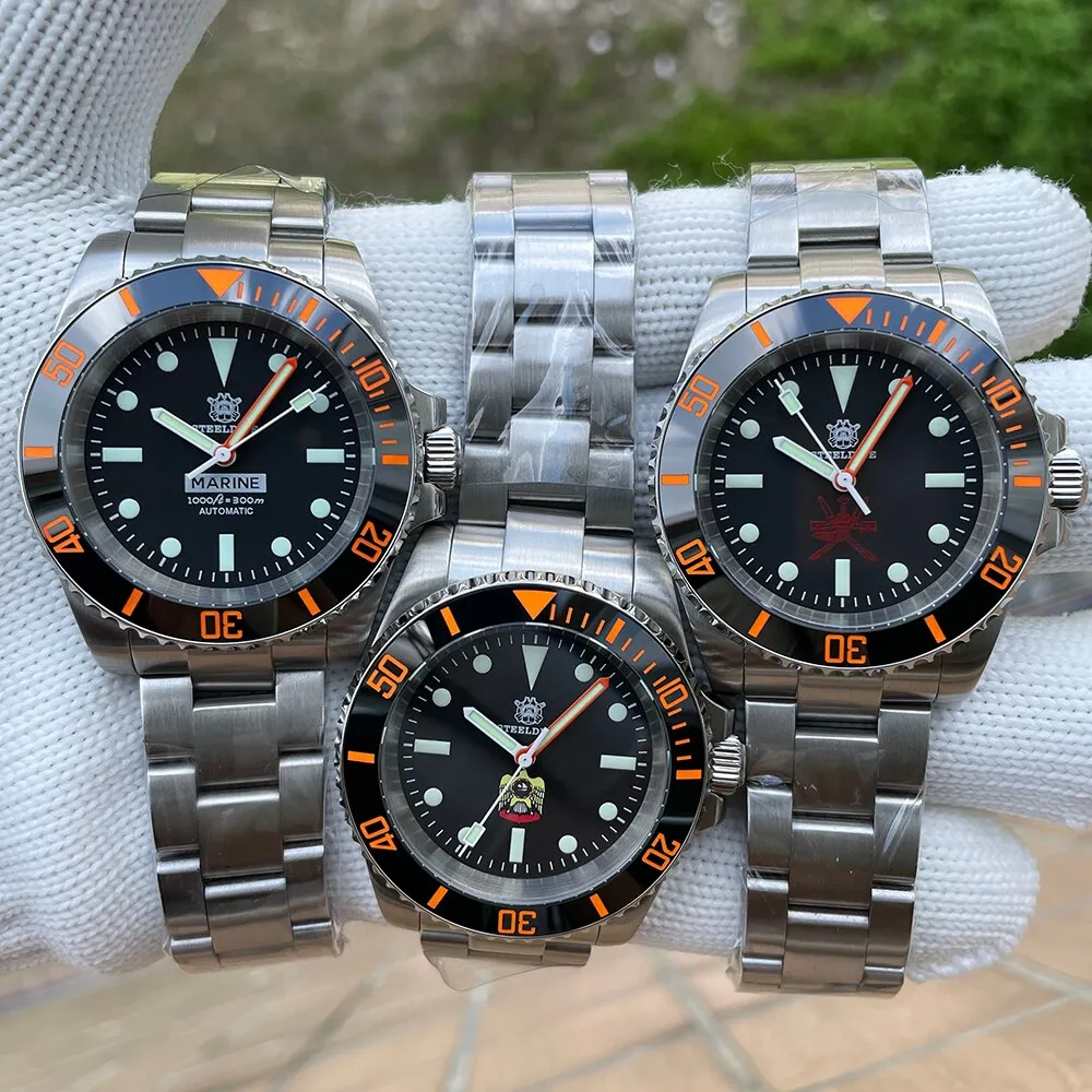 Welcome DealSteeldive SD1954C Orange Sub Automatic Watch V2