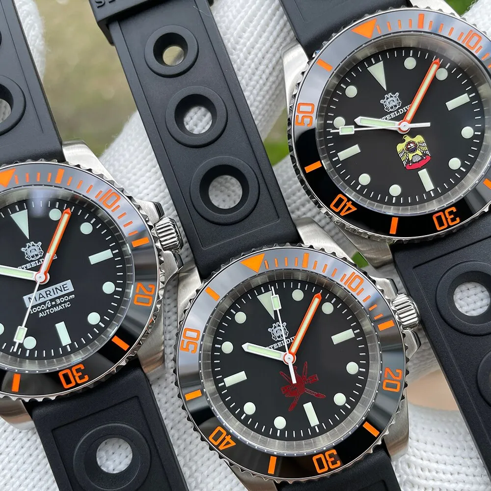 Welcome DealSteeldive SD1954C Orange Sub Automatic Watch V2
