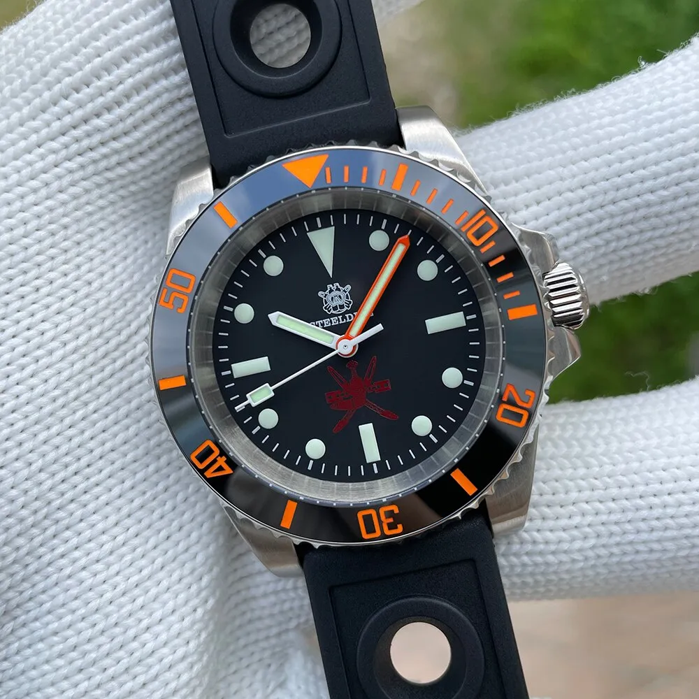 Welcome DealSteeldive SD1954C Orange Sub Automatic Watch V2