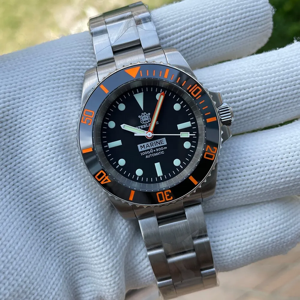 Welcome DealSteeldive SD1954C Orange Sub Automatic Watch V2 