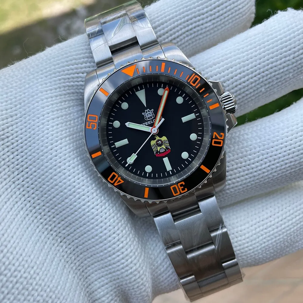Welcome DealSteeldive SD1954C Orange Sub Automatic Watch V2