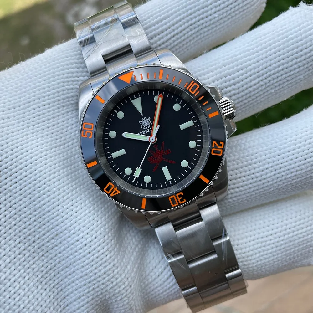 Welcome DealSteeldive SD1954C Orange Sub Automatic Watch V2