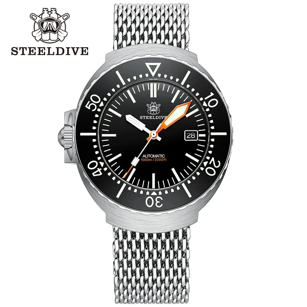Welcome DealSteeldive SD1989 Monobloc 1000m Diver Watch 