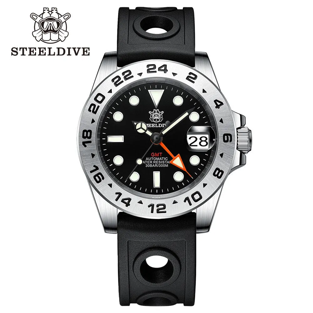 Welcome DealSteeldive SD1992 NH34 GMT Automatic Watch