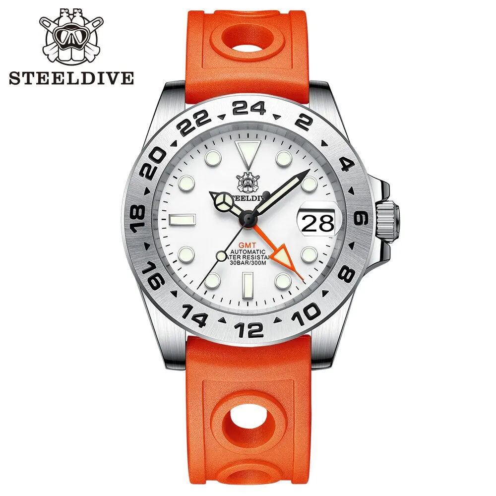 Welcome DealSteeldive SD1992 NH34 GMT Automatic Watch