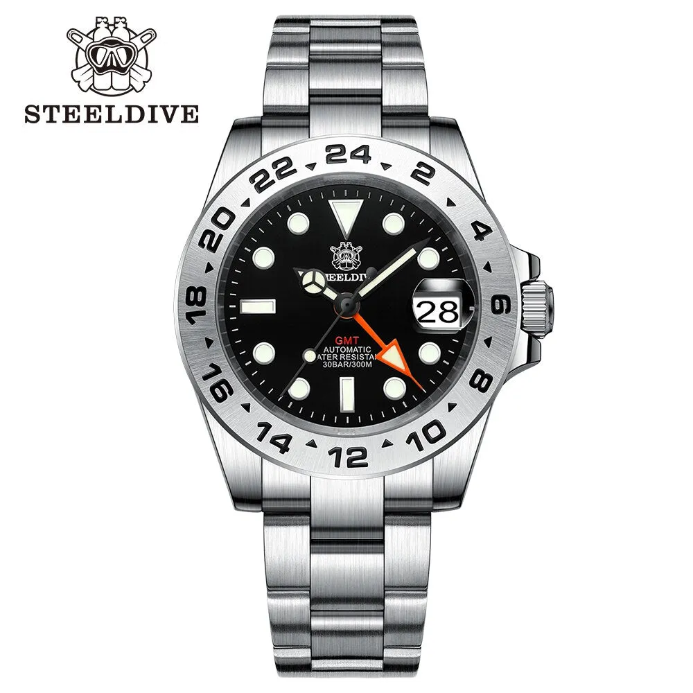 Welcome DealSteeldive SD1992 NH34 GMT Automatic Watch