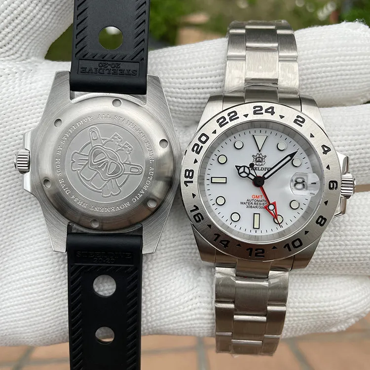 Welcome DealSteeldive SD1992 NH34 GMT Automatic Watch