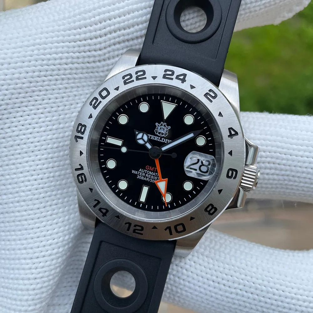 Welcome DealSteeldive SD1992 NH34 GMT Automatic Watch