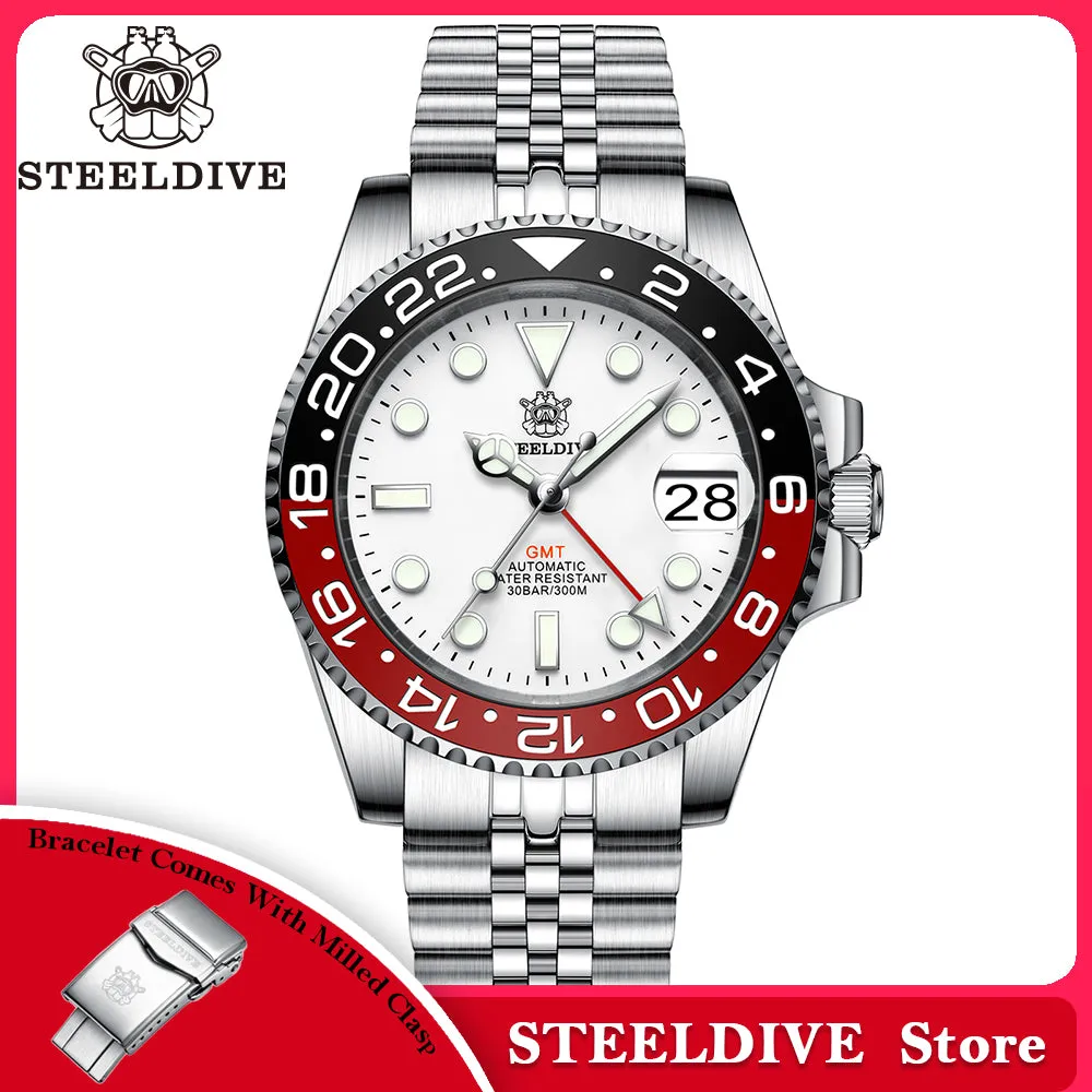 Welcome DealSteeldive SD1993 NH34 GMT Automatic Watch V2