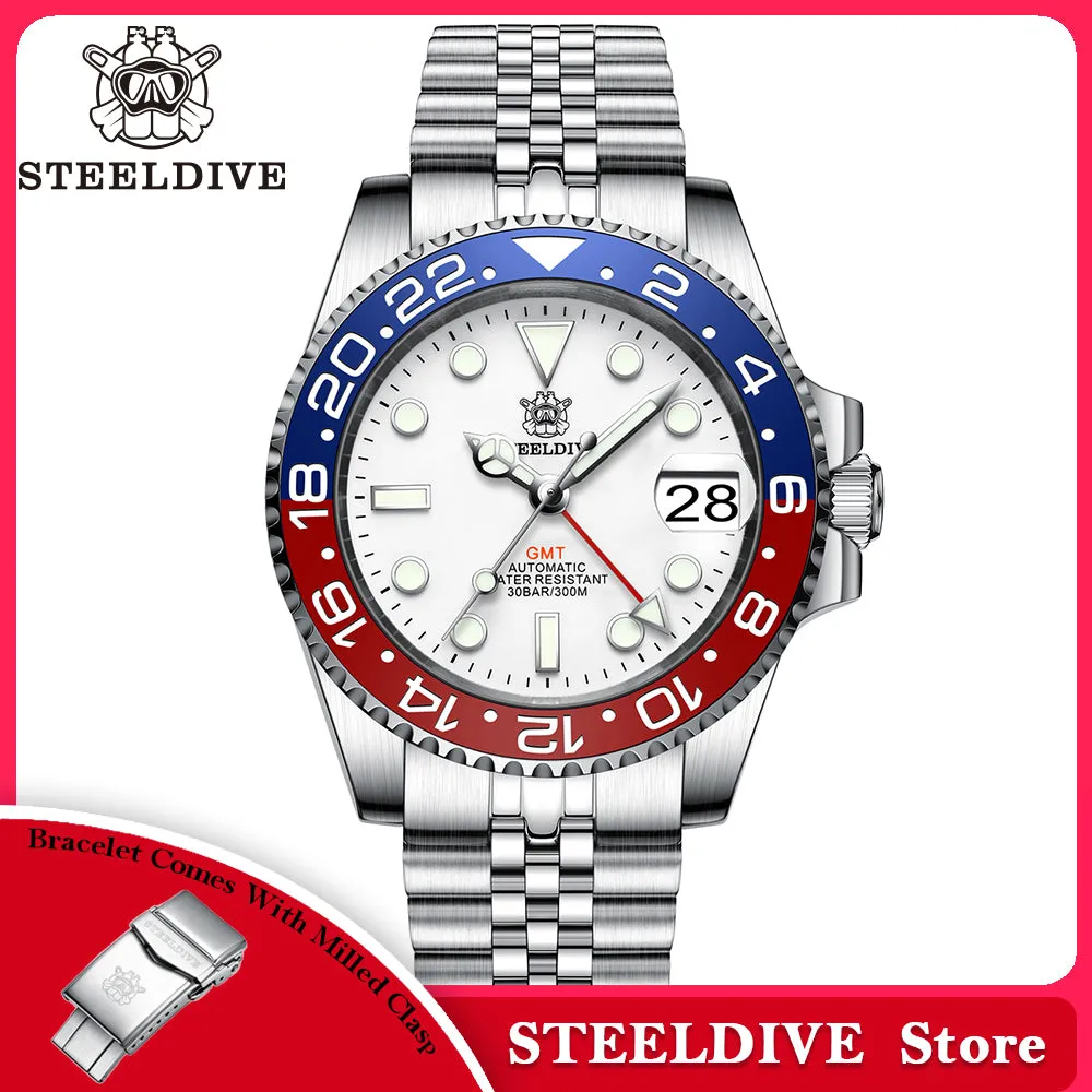 Welcome DealSteeldive SD1993 NH34 GMT Automatic Watch V2