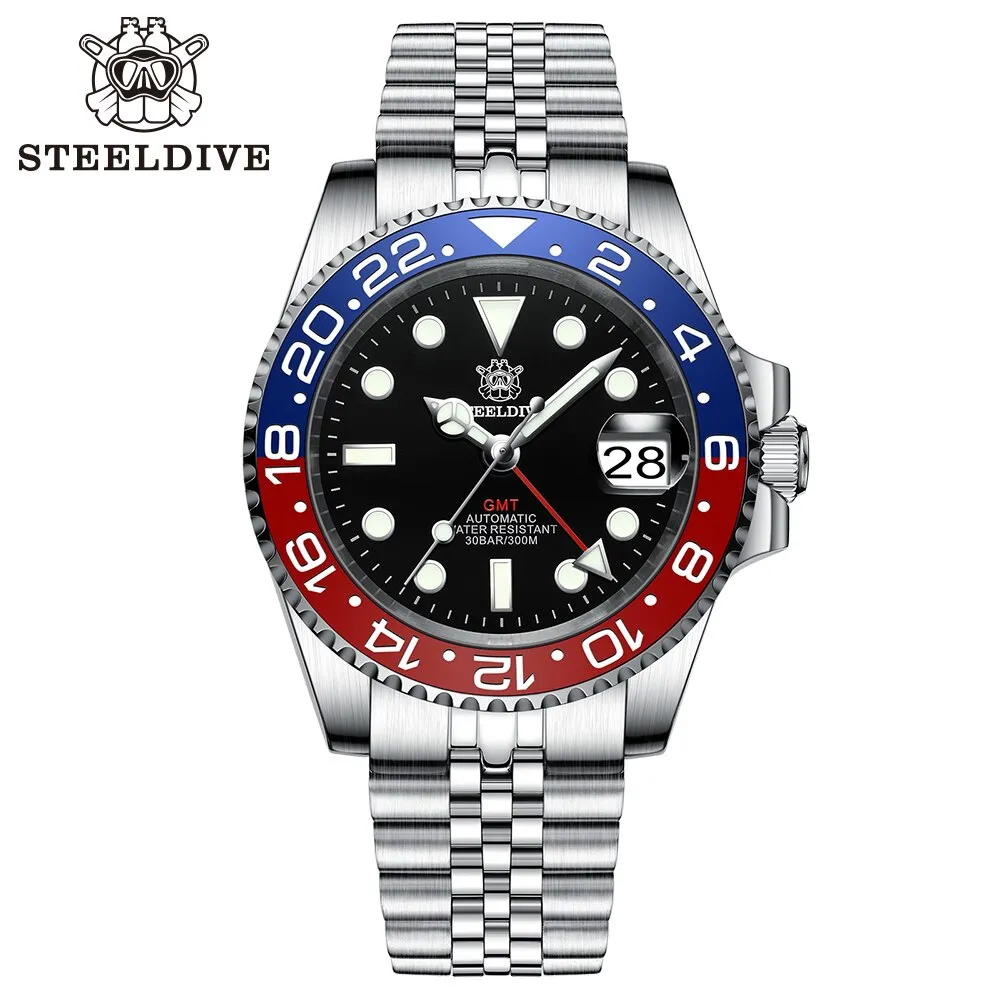 Welcome DealSteeldive SD1993 NH34 GMT Automatic Watch V2
