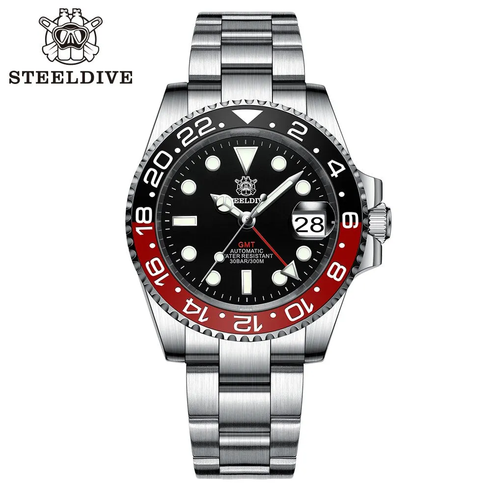 Welcome DealSteeldive SD1993 NH34 GMT Automatic Watch V2