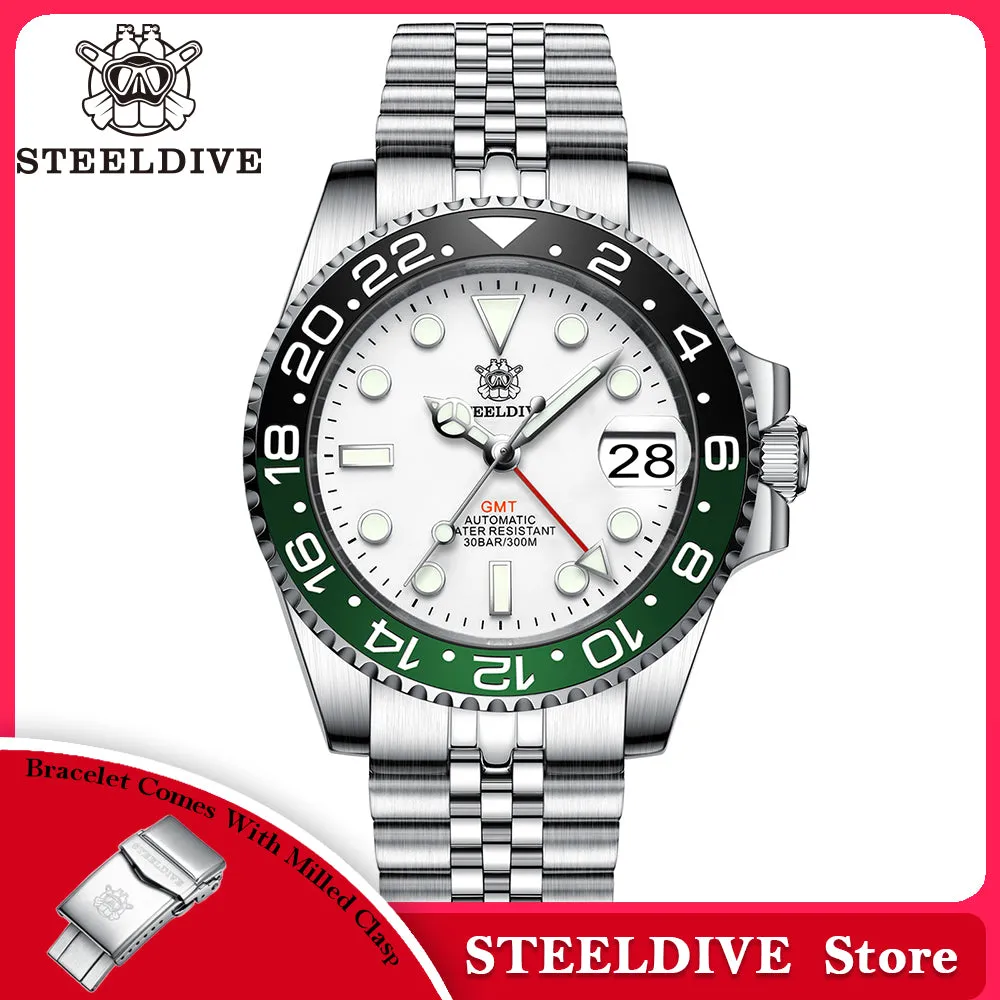 Welcome DealSteeldive SD1993 NH34 GMT Automatic Watch V2