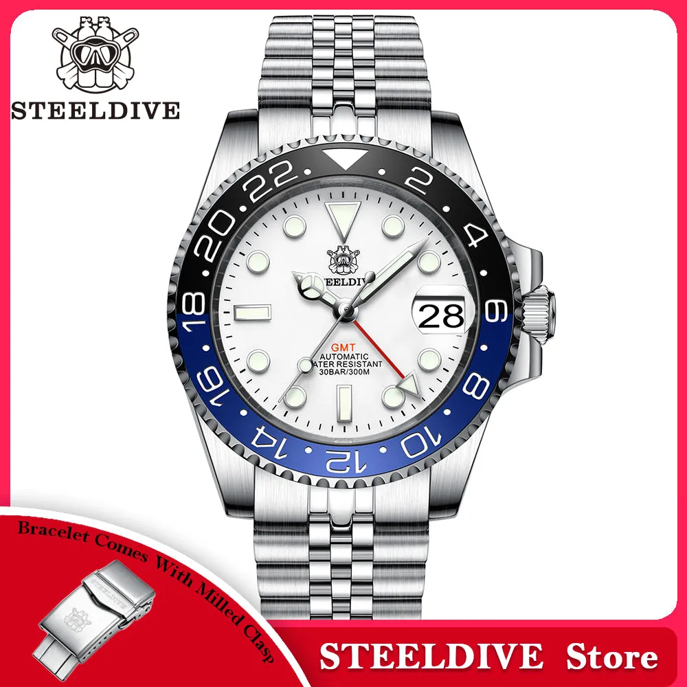 Welcome DealSteeldive SD1993 NH34 GMT Automatic Watch V2
