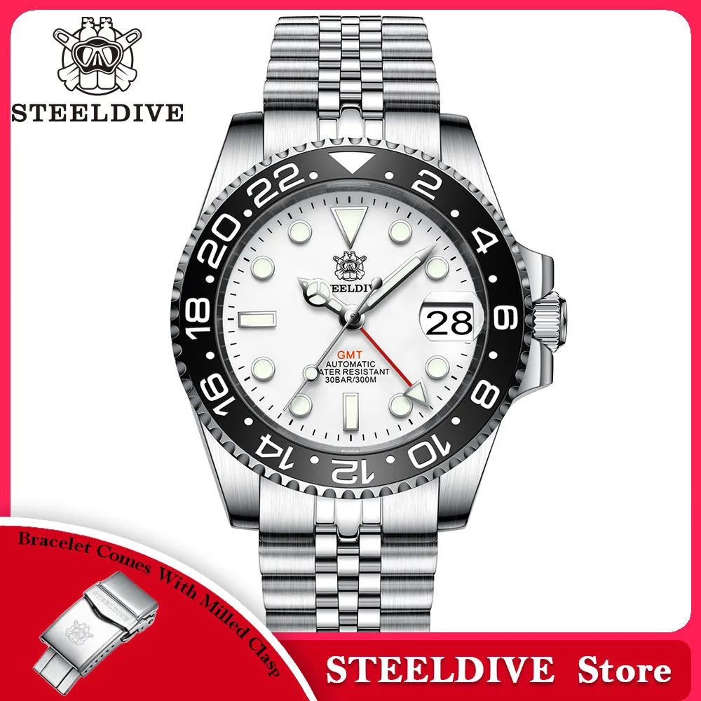 Welcome DealSteeldive SD1993 NH34 GMT Automatic Watch V2